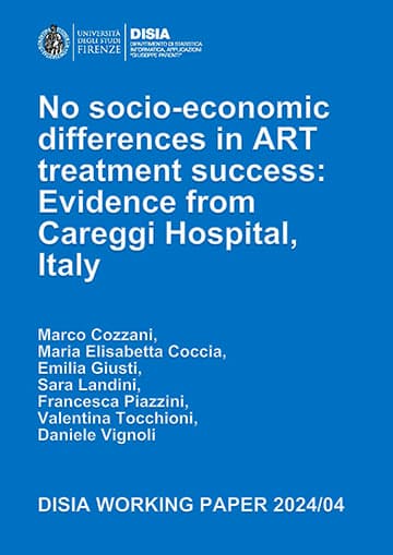 No socio-economic differences in ART treatment success: Evidence from Careggi Hospital, Italy