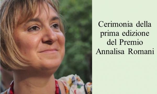 Cerimonia della 1° edizione del Premio Annalisa Romani