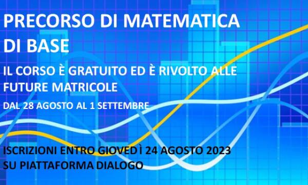 Precorso di matematica di base