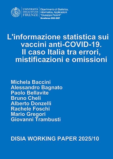 L'informazione statistica sui
vaccini anti-COVID-19. Il caso Italia tra errori, mistificazioni e omissioni