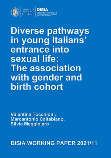 Diverse pathways in young Italians'entrance into sexual life: The association with gender and birth cohor