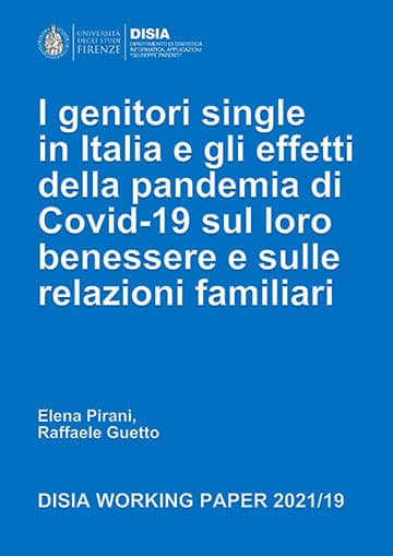 I genitori single in Italia e gli effetti della pandemia di Covid-19 sul loro benessere e sulle relazioni familiari